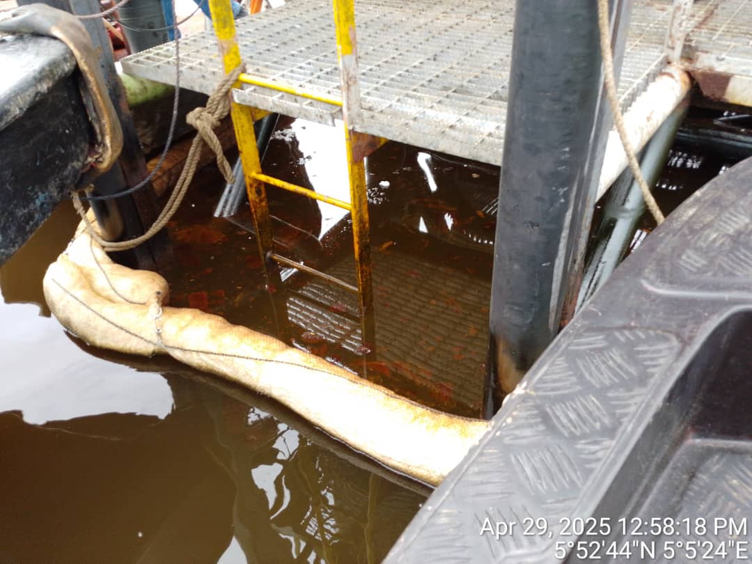 JIV picture (impacted surface water within the well head)