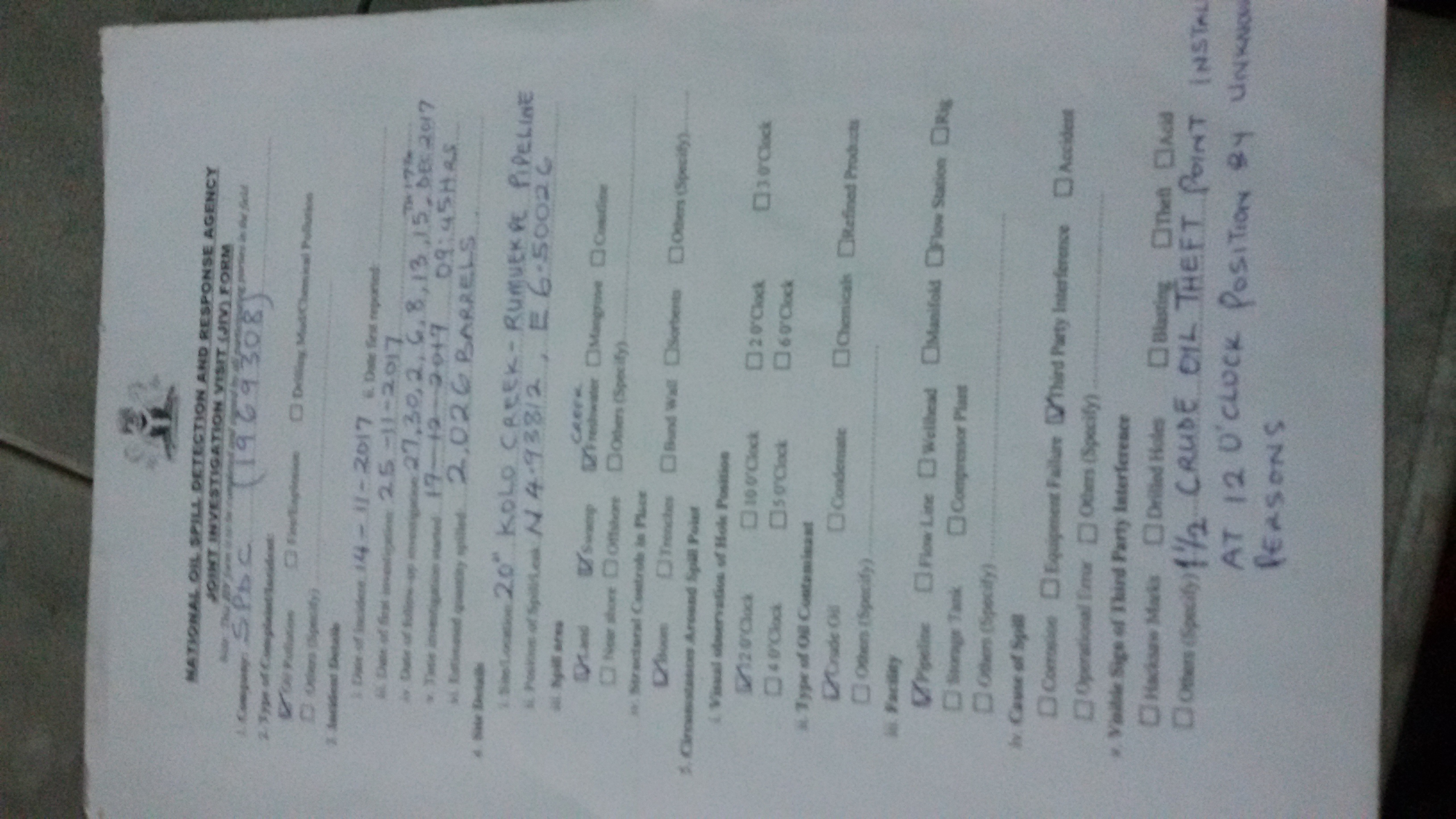 JIV FORM