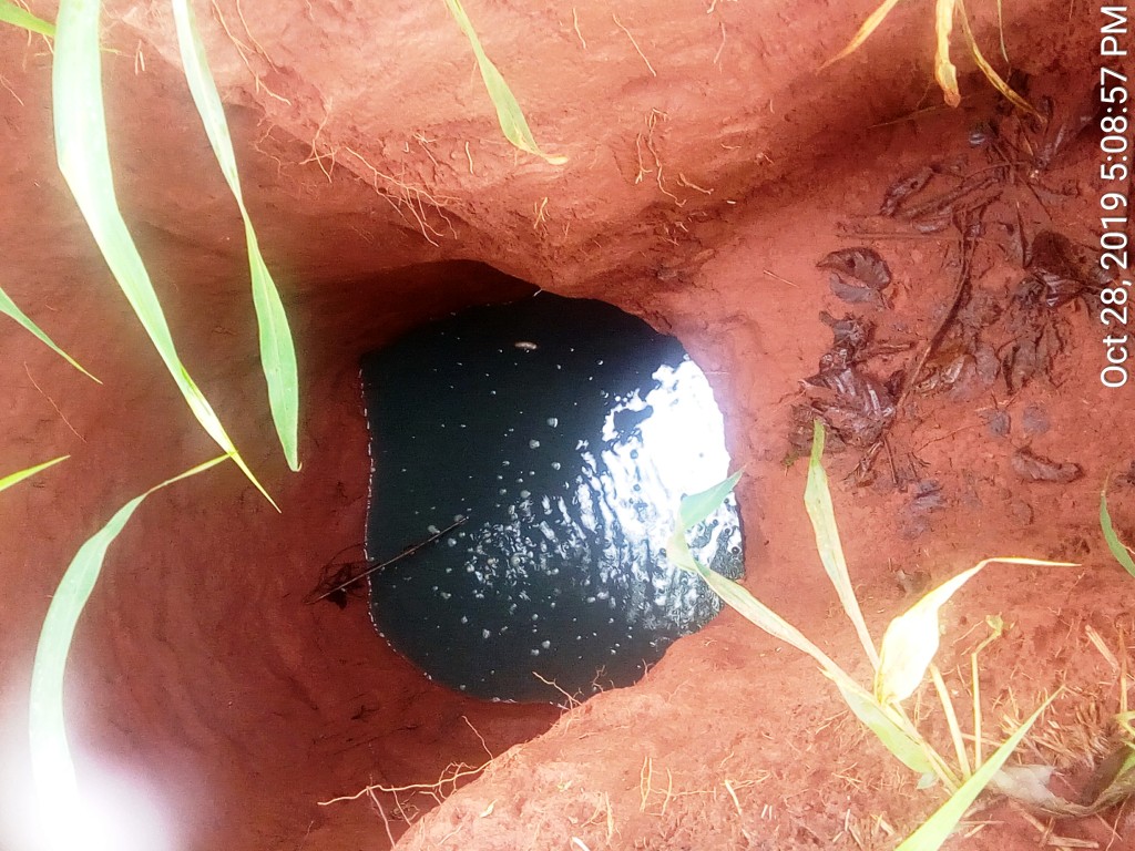 Spill point 2 before excavation