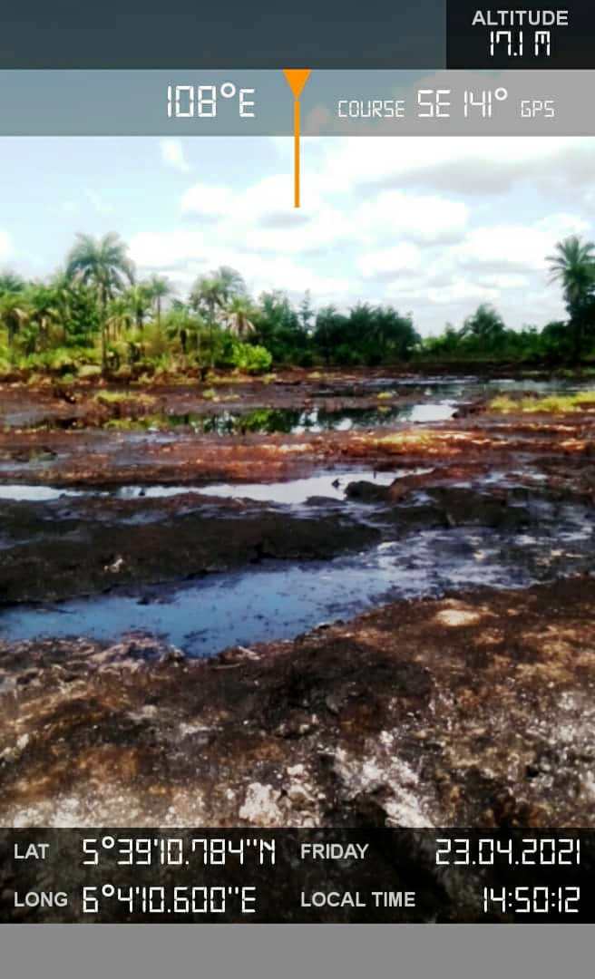 JIV picture (impacted vegetation and surface water)