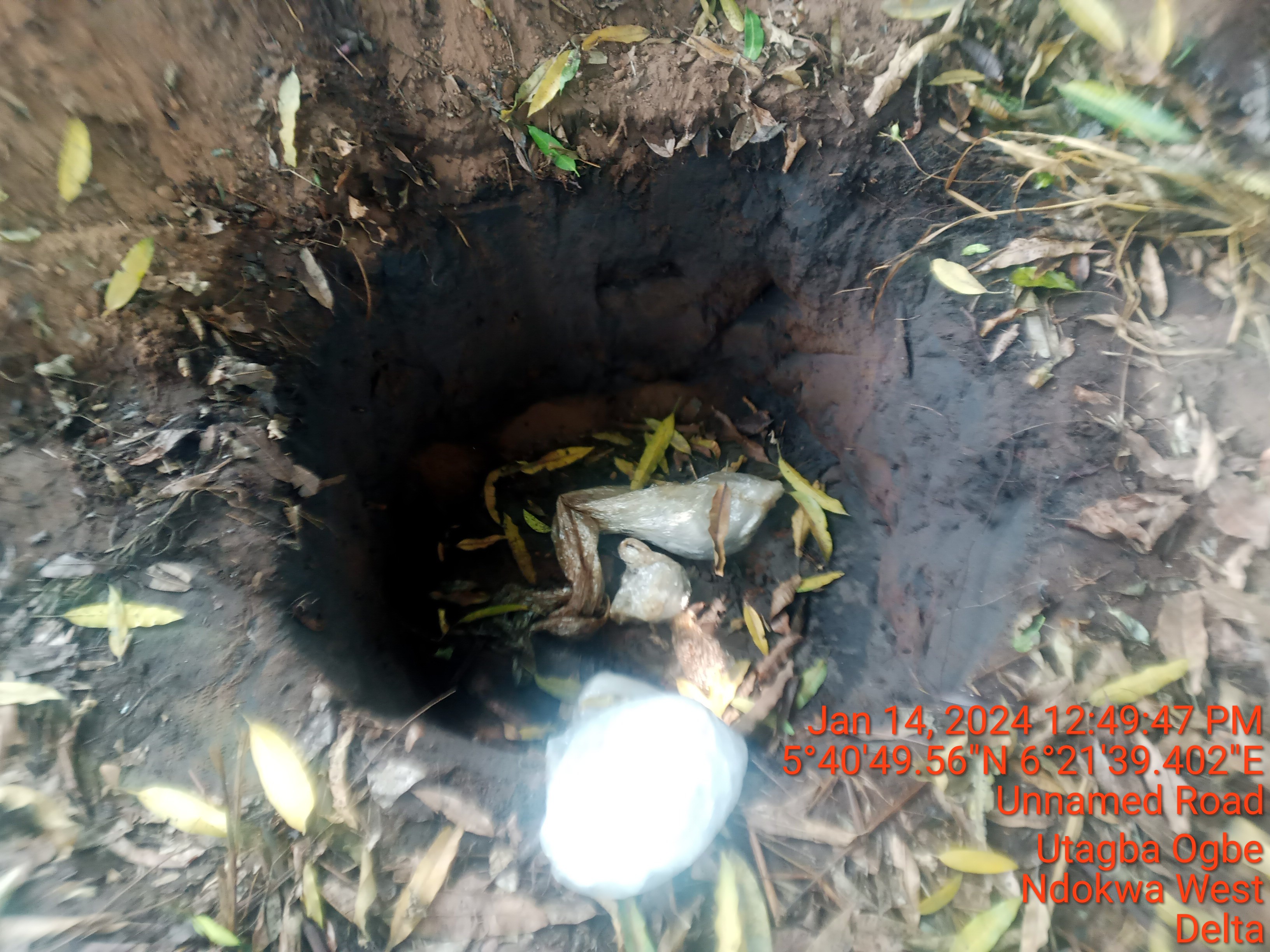 JIV picture (illegal bunkery activities close to the spill point)